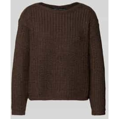 Gebreide pullover met ronde hals