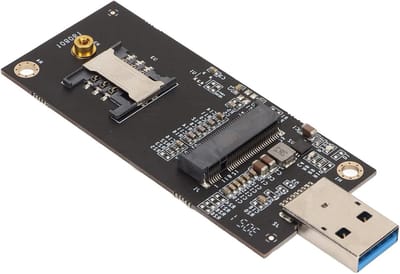 USB 3.0 Adapterkaart voor M.2 Interface Module, 3G 4G WWAN LTE, Geschikt voor Linux en Plug & Play