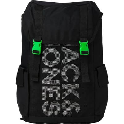 Jack & Jones Heren Rugzak Sporttas Jongens Schooltas Laptopvak JACASHFORD Zwart