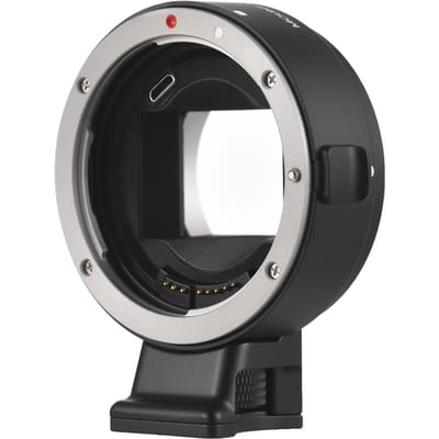 Bague d'adaptation pour monture d'objectif EF-NEX IV, mise au point automatique, USB améliorée, Compatible avec l'objectif à monture Canon EF/EF-S noir