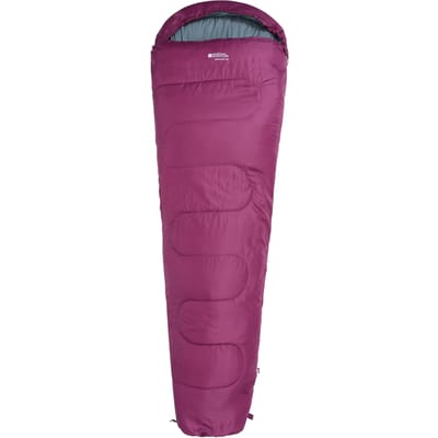 Mountain Warehouse Unisex Basecamp 250 zomerslaapzak voor volwassenen (Bes)