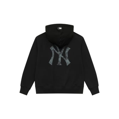 Série Monogramme MLB New York Yankees Mode Classique Confortable Tendance Hoodie de Sport Ample Unisex hoodies 3AHDM0454-50BKS S black