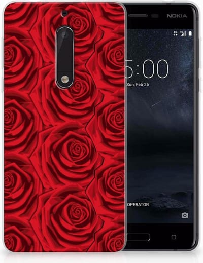 Nokia 5 TPU Case Red Roses