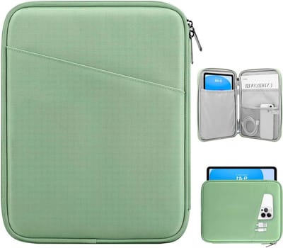Tablet Sleeve Tas voor 9-11 Inch Tablets - Bescherming voor iPad, Galaxy Tab en reMarkable in Donkergroen