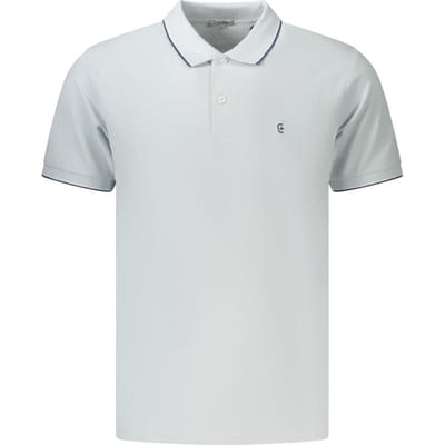 Coveri Moving Azzurro Katoenen Heren Polo