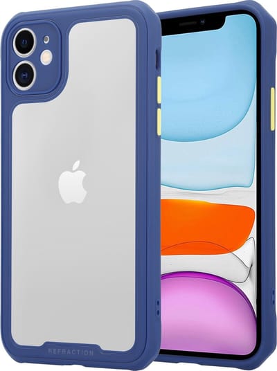 ShieldCase Hoesje geschikt voor Apple iPhone 12 Pro Max full protection case - blauw/paars - Schokbestendige Beschermcase - Rondom Bescherming Design - 360 Graden Beschermhoes - Volledige Telefoonbescherming