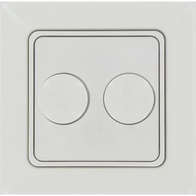Sencys Duodimmer Ottawa - Arctic Wit - Inbouwmontage - 2x5-40w