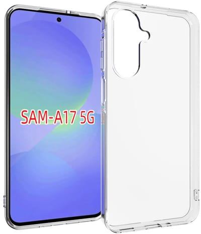 MobyDefend Hoesje - Geschikt voor Samsung Galaxy A17 - Transparante TPU Backcover - Volledig Doorzichtig