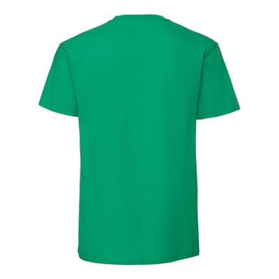 Fruit of the Loom Heren Iconic Premium Ringspun Katoen T-Shirt (Kelly Groen)