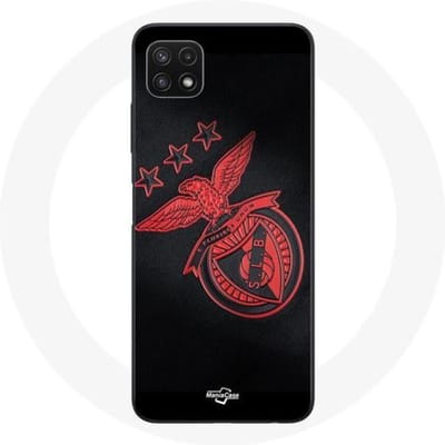 Coque - Maniacase - Samsung Galaxy A22 5G - Noir - Souple - Motif Benfica noir