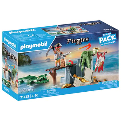 PLAYMOBIL Starter Pack Piraat met alligator - 71473