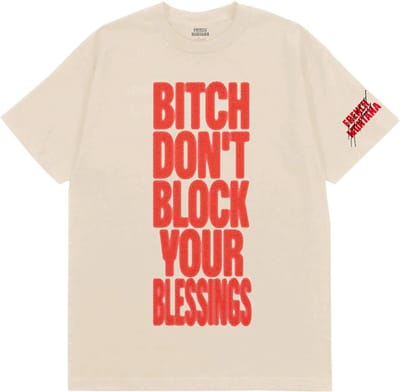 French Montana - Don't Block Your Blessings Heren T-shirt - S - Creme