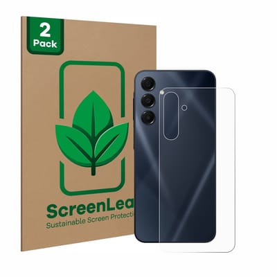 2 Stuks Screenprotector voor Samsung Galaxy A16 5G (Achterkant) - Hoogwaardige Beschermfolie transparant