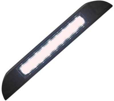 Voortentverlichting LED zwart/wit 23cm - zwart