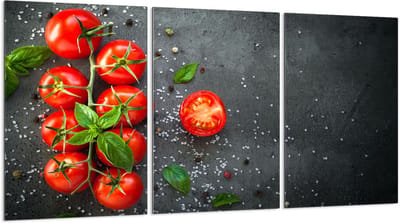 TMK ArtDeko Serie - Glazen Beschermplaat - 3x30x52 cm - Snijplankfunctie