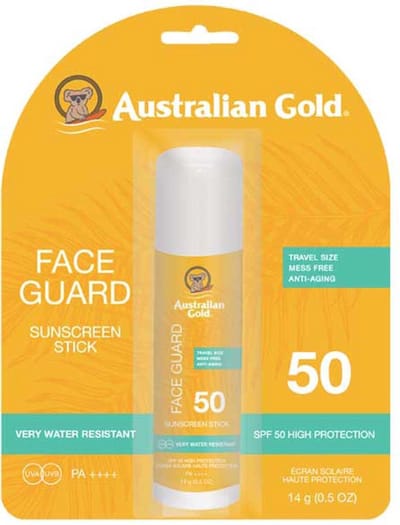 Australian Gold SPF 50 Face Guard Stick - 14 gr - zonnebrandcrème
