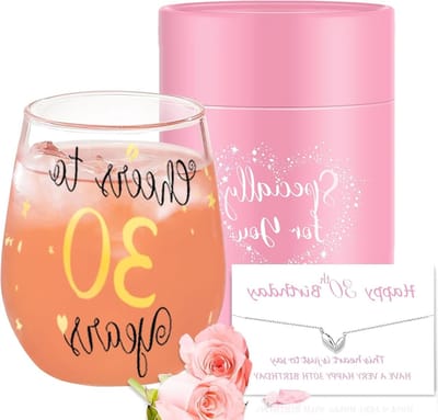 Persoonlijke Wijn Glazen als Uniek Cadeau voor Vrouwen, Moeders en Beste Vriendinnen - Originele Ideeën voor een 30e Verjaardag Feest
