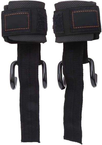 Dailygoody - Pull-Up Haak - Gewichtheffen - Duurzaam en Betrouwbaar - 1 Paar - Polsbeschermer - Gym Straps - Optrekken - Heavy Duty