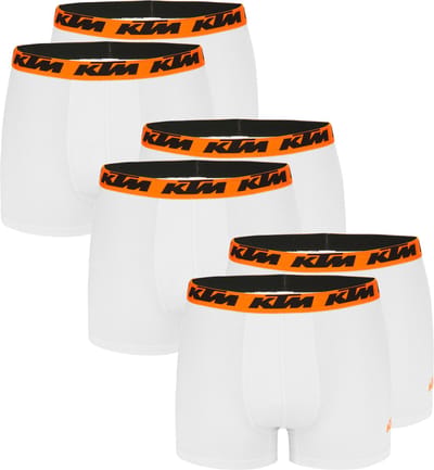 KTM by FREEGUN Boxershorts voor heren, ondergoedbroek, herenboxer, set van 6 multipack