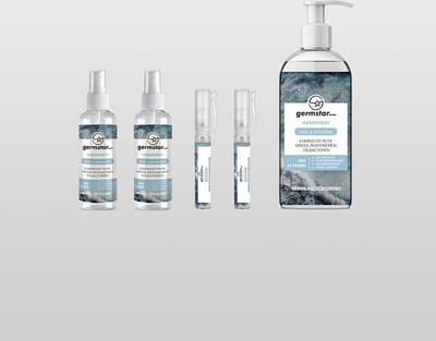 Germstar Elsewhere Startset 608ml I Penspray 2x Pocketspray 2x Pompfles 1x