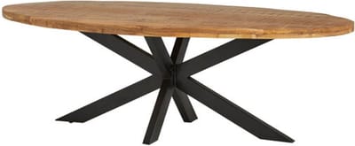 Eettafel Peru Ovaal mangohout - 210x100 cm