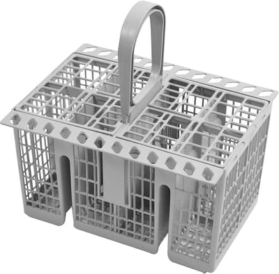 Bestekmand - Bestekbak - Vaatwasser Onderdeel - Universele Pasvorm - 16cm x 21cm x 12cm - Grijs