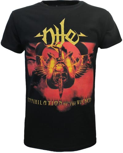 Nile Annihilation of the Wicked Album T-Shirt - Officiële Merchandise - S