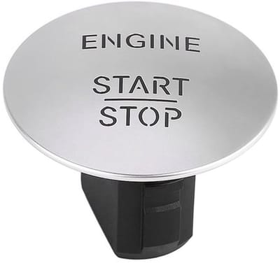 Startknop - Sleutelloos starten - Start Stop - Motor - Zilver - Ontsteking - Geschikt voor Auto - Kleur of Model