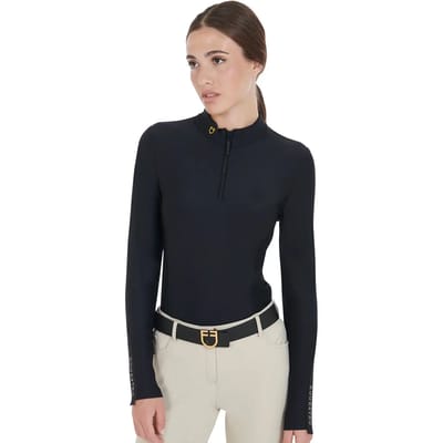 Dames polo met lange mouwen Equestro