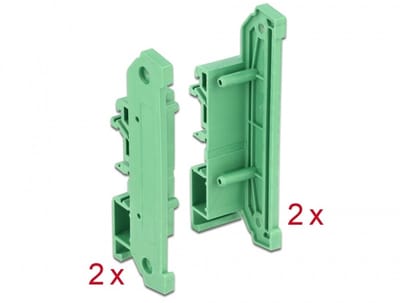 DeLOCK DIN Rail Side Panel for Board Holder - 4 Pieces