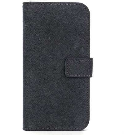iPhone 14 Pro - Wallet Alcantara Case - Space Grey