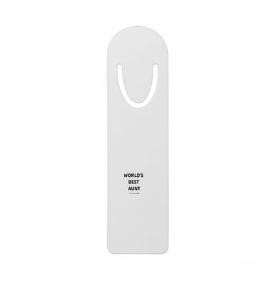 Hacebo® - world's best aunt It's true we checked metalen boekenlegger - Tante - werelds beste tante - verjaardag - cadeautje voor tante - tante artikelen - kado - geschenk Bladwijzer boekenleggers - 12.7 cm x 3.2cm