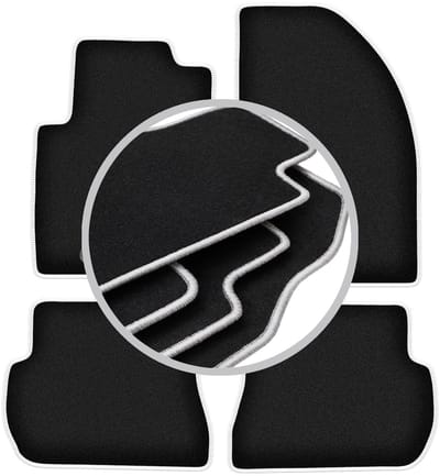 CARLUX-SILVER automatten voor: Ford Fiesta MK6 hatchback (2002-2010)