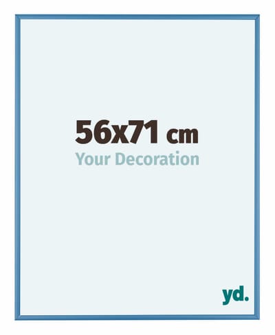 Your Decoration - Fotolijst 56x71 cm - Aluminium - Staal Blauw - Kent