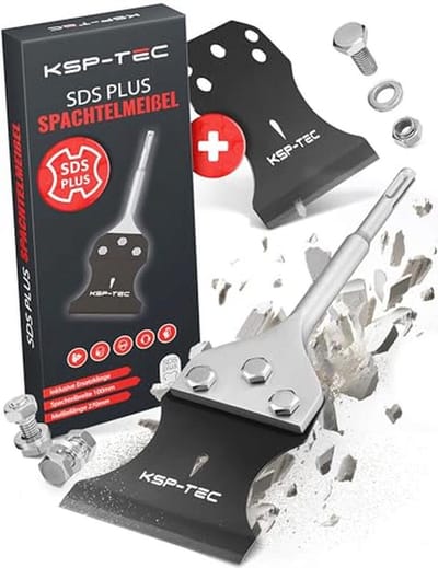 SDS Plus Spatelbeitel - Verwijder Tapijt, Vloerbedekking en Verf Eenvoudig