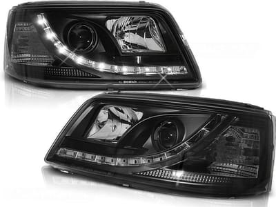 Koplampen met parkeerlicht VW T5 04 03-08 09 ZWART