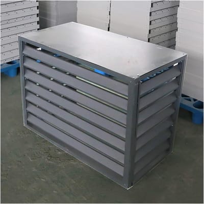 Airco Afdekking - Privacy Scherm - Buitenruimte Verfraaien - Geluidsdempend Ontwerp - 100x50x70cm - Grijs