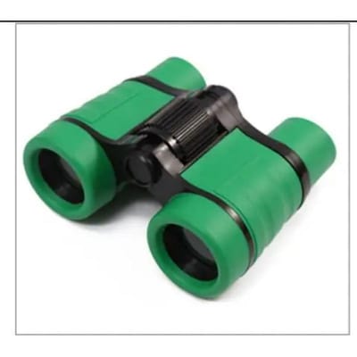 Verstelbare Verrekijker 4x30 Telescoop Rubber Antislip Kinderen Draagbaar Cadeau Kinderen Buiten Educatief Leren Verrekijker groen