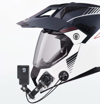 BukkitBow - Set Helm Beugel/Straps - Universele Action Cam Mount - Motorhelm Accessoires geschikt voor Gopro Hero - voor Sport en Streaming