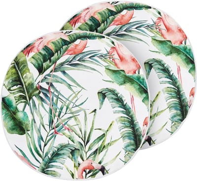 ELLERA - Tuinkussen set van 2 - Multicolor - 40 cm - Polyester