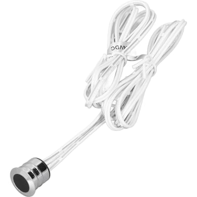 Lichtsensorschakelaars Aluminiumlegering LED Handveegschakelaar Garderobekast Hangkast Infrarood Hand white
