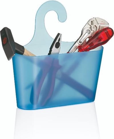 Maggy Mand met Ophanghaak - Blauw Transparant - Kela