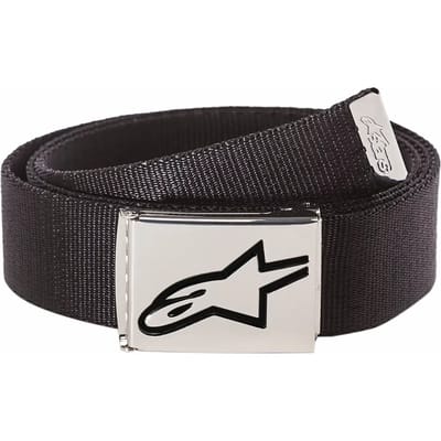 Alpinestars -herenriem Ageless Web Belt Zwart/Chroom