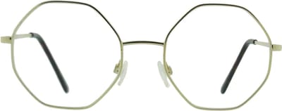 Noci Eyewear ACG018 Goldy leesbril - sterkte +1.00 goudkleurig gehoekt frame - inclusief opbergpouch
