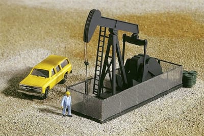 N-schaal modelbouwpakket oliepomp paardenkop functionerend
