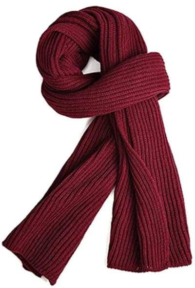 Warme Herfst en Winter Sjaal, Unisex Pure Kleur Winter Neck Warm Breien Garen Sjaal