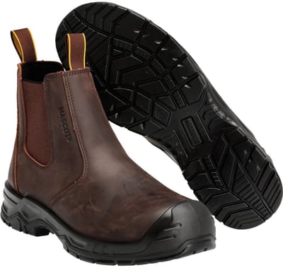 Mascot Footwear Originals Veiligheidsschoenen hoog F1000-715 - donkerbruin/zwart - 37