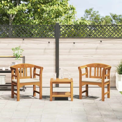 vidaXL - Rozenbank - Natuurlijk - 68,5 - x - 46 - x - 82,5 - cm - Massief - Acacia - Hout