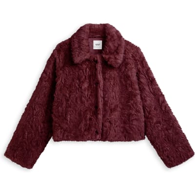 Summum Jacket Soft Faux Fur Jackets Bordeaux 1s1320-12525