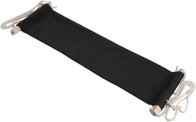 Voetensteun Hangmat - Bureau Hangmat - Comfortabel Zitten - Verstelbare Lengte - 20-45 cm - Zwart